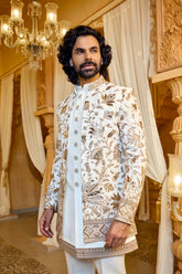 Ivory Gold Regal Indo-Western for Men