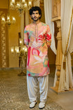 Festive Radiance Mirror Work Kurta for Men