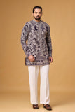 Midnight Heritage Floral Patterned Kurta Set