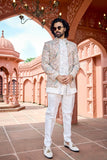 Ivory Pastel Royale Indo-Western