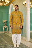 Mustard Yellow Embroidered Mirror Work Kurta