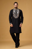 Motif Embroidered Kurta for Men – Evening Ethnic Wear | Mahavir NX