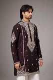 Regal Maroon Heritage Embroidered Kurta Set