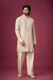 Draped Stole Kurta Set – Wedding & Festive Ethnic Wear | Mahavir NX