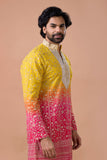 Sunrise Ombre Embroidered Festive Kurta Set