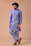 Luxury Lavender Designer Kurta for Men