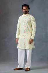 સમર સ્પેશિયલ ફ્લોરલ કોટન એથનિક સેટ