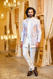 Designer indo-western - Pastel Bloom Indo-Western for Men