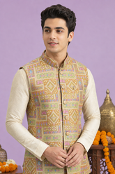 Golden Heritage Festive Koti for Men