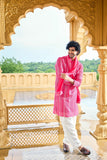 Kurta collection pink radiance men