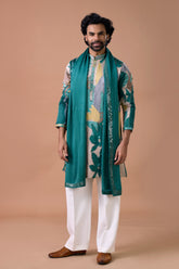 Luxury Mirror Detail Kurta with Matching Dupatta