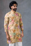 Premium Multicolor Blossom Designer Kurta Traditional Outfit