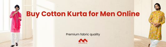 Buy Cotton Kurta for Men Online | Mahavir NX