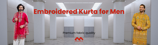 Embroidered Kurta for Men – Wedding & Festive Wear at Mahavir NX