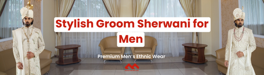 Stylish Groom Sherwani for Men | Mahavir NX