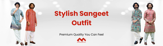 Stylish Sangeet Outfit for Men | Buy Wedding Wear Online – Mahavir NX