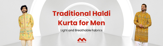 Traditional Haldi Kurta for Men | Latest Haldi Collection by Mahavir NX