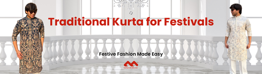 Traditional Kurta for Festivals – Buy Festive Kurtas for Men