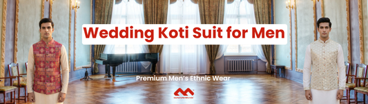 Wedding Koti Suit for Men | Mahavir NX