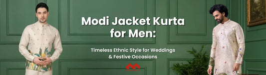 Modi Jacket Kurta for Men: Timeless Ethnic Style for Weddings & Festive Occasions