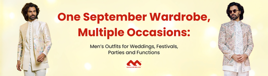 One September Wardrobe, Multiple Occasions: Men's Outfits for Weddings, Festivals, Parties and Functions