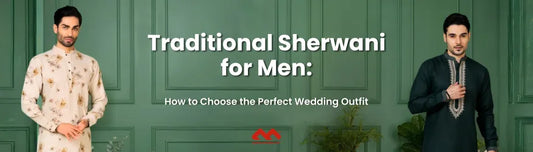 Traditional Sherwani for Men – Wedding Outfit | Mahavir NX