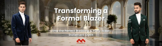Transforming a Formal Blazer into the Perfect Wedding and Party Wear Statement Outfit - Mahavir NX Mumbai