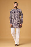 Midnight Heritage Floral Patterned Kurta Set