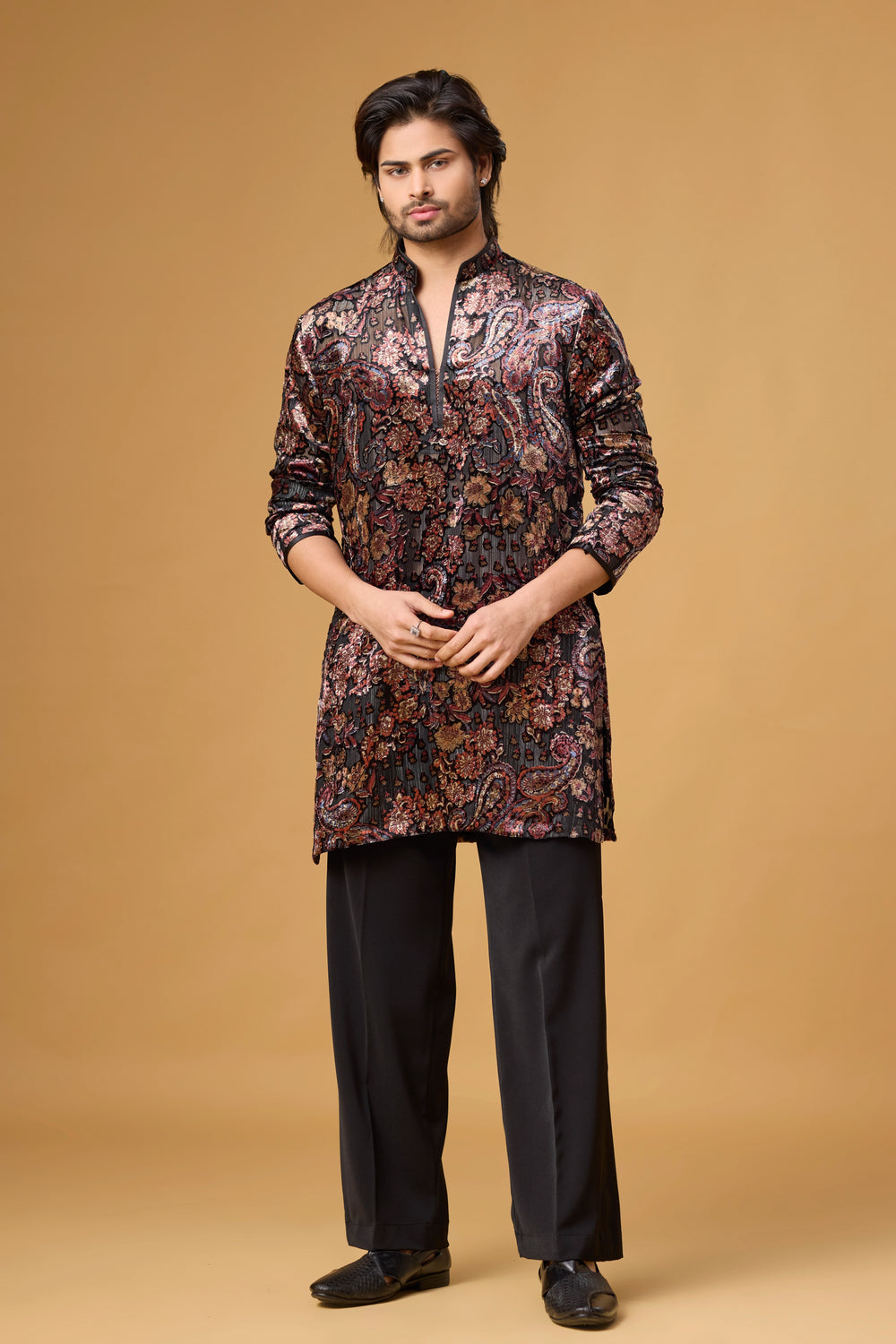 All Over Paisley Kurta Set for Men – Festive Wear | Mahavir NX