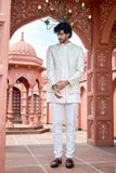 Ivory Peach Harmony Indo-Western