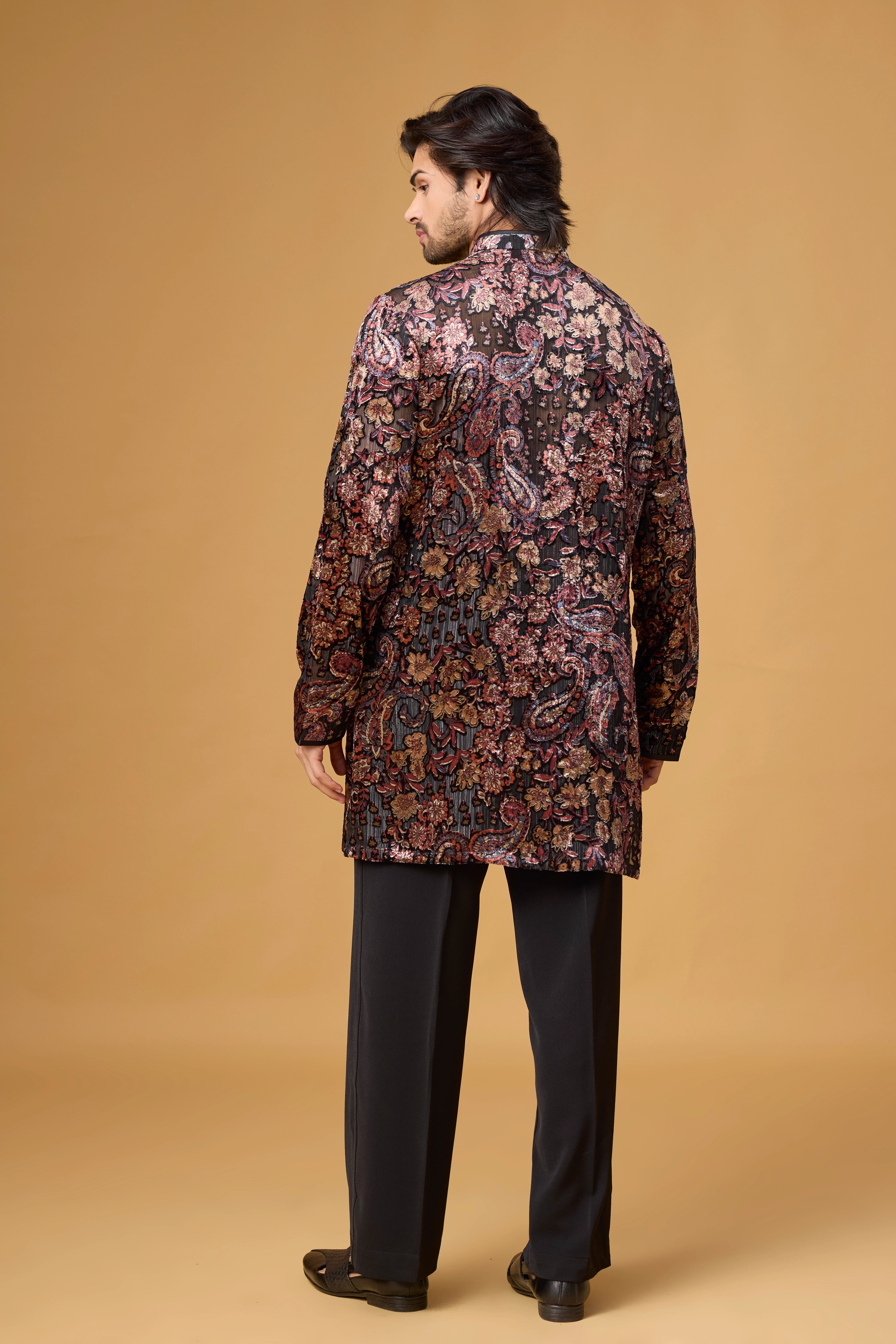 Buy Paisley Print Kurta Set for Men Online India | Mahavir NX