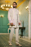 Beige Pastel Elegance Indo-Western