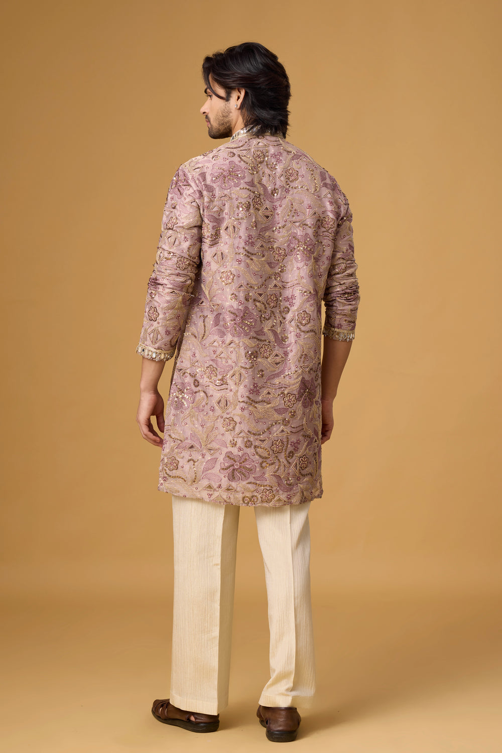 Premium Zari Kurta Set for Men – Evening & Festive Wear | Mahavir NX