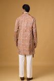 Buy Floral Border Kurta Set for Men Online India | Mahavir NX
