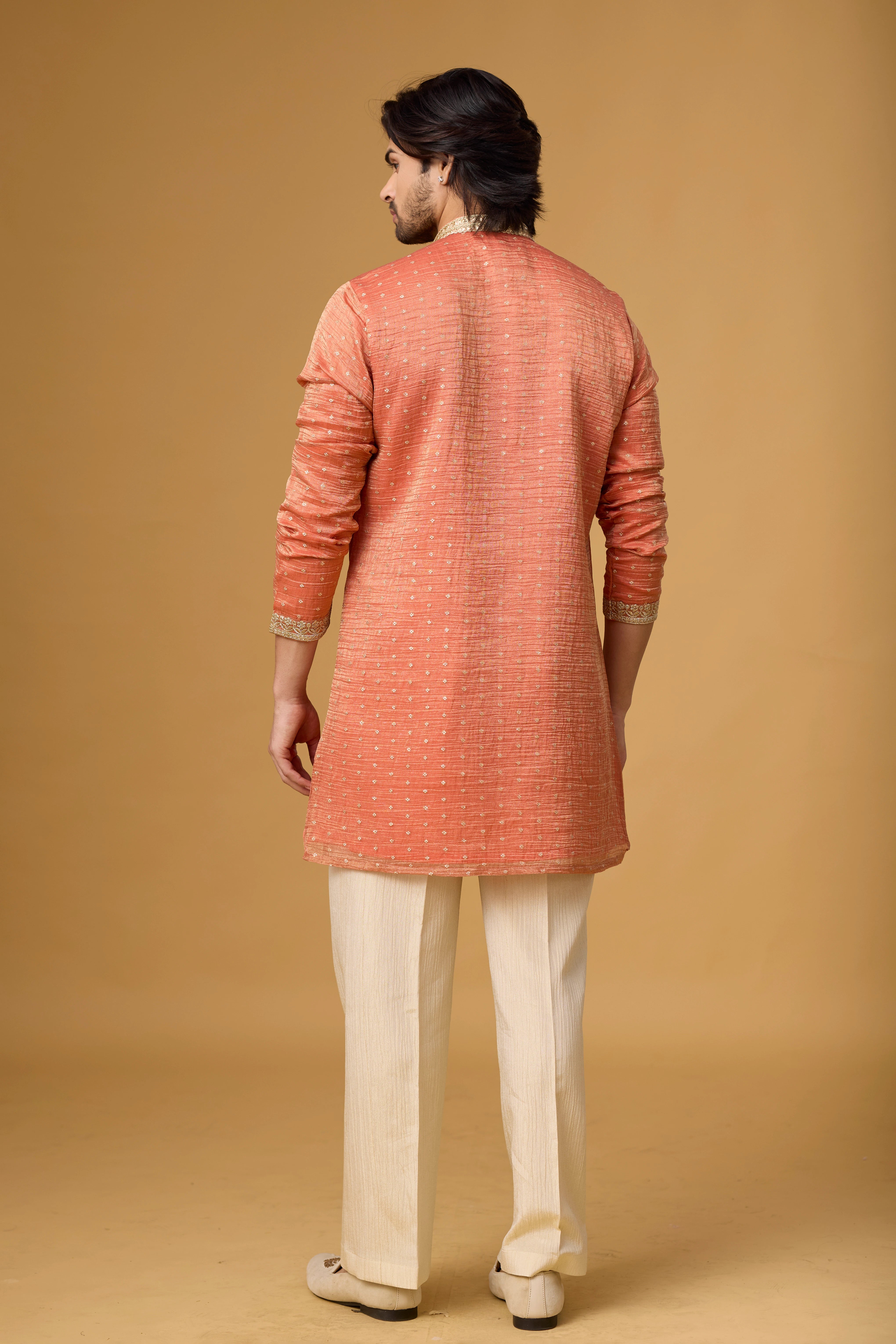 Coral Vine Embroidered Kurta Set