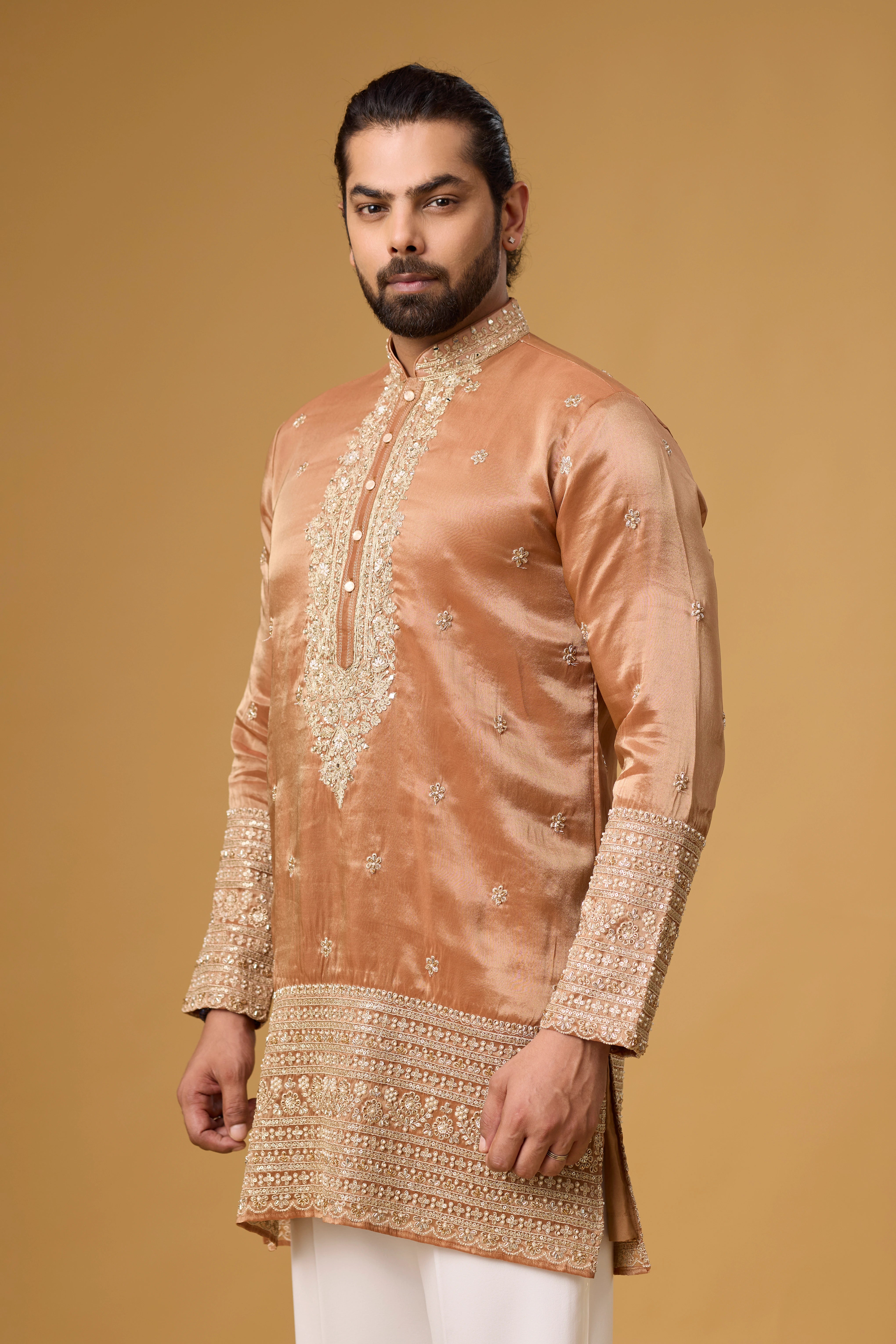 Copper Royale Embroidered Kurta Set