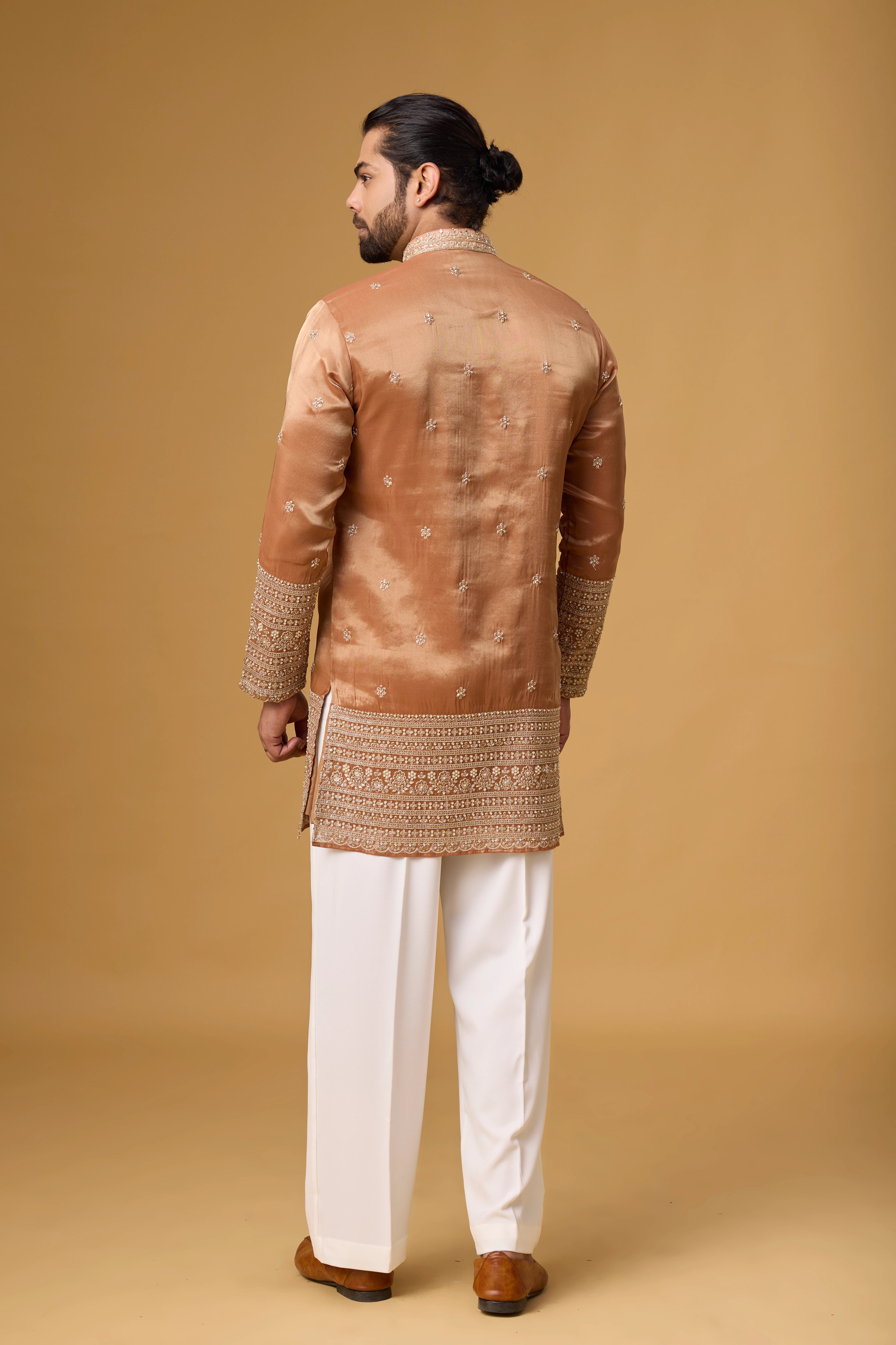 Copper Royale Embroidered Kurta Set
