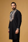 Buy Motif Embroidered Kurta Set for Men Online India | Mahavir NX
