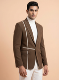Brown Designer Blazer for Men