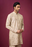 Buy Premium Peacock Motif Kurta Set for Men Online India | Mahavir NX