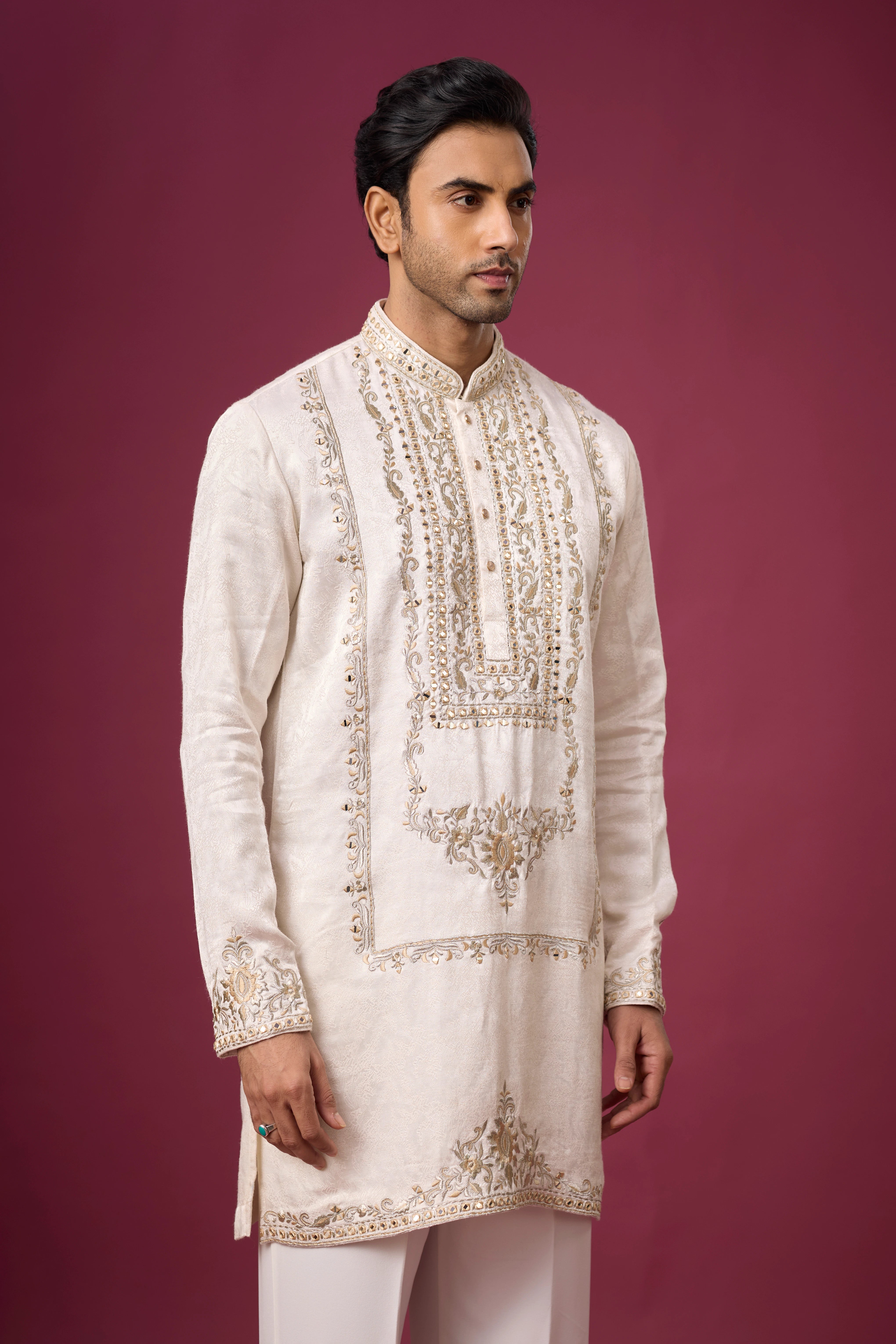 Buy Groom Kurta Set for Men Online India | Mahavir NX