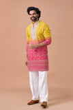 Sunrise Ombre Embroidered Festive Kurta Set