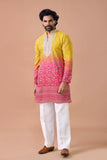 Sunrise Ombre Embroidered Festive Kurta Set