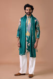 Luxury Mirror Detail Kurta with Matching Dupatta