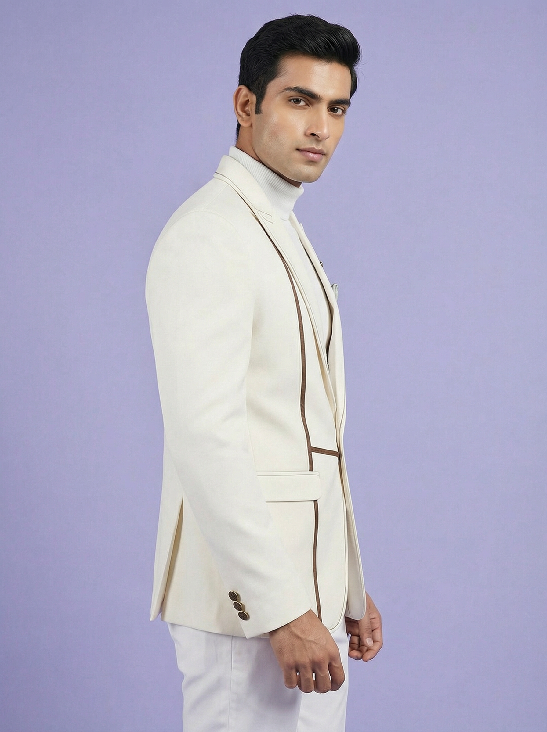 White Party Blazer for Men