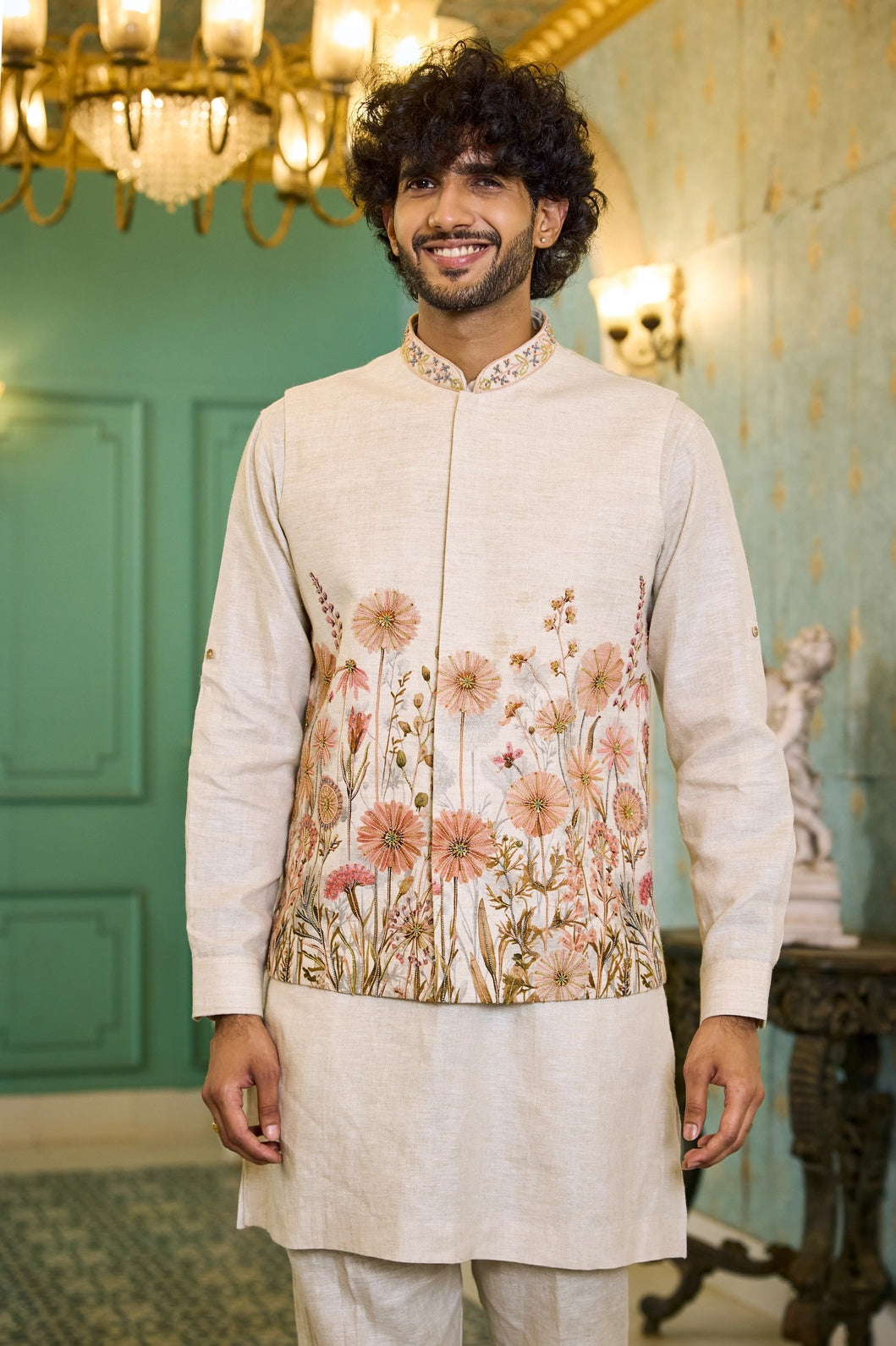 Premium Linen Kurta Set Men