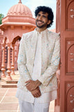 Festive indo-western - Ivory Peach Harmony Indo-Western
