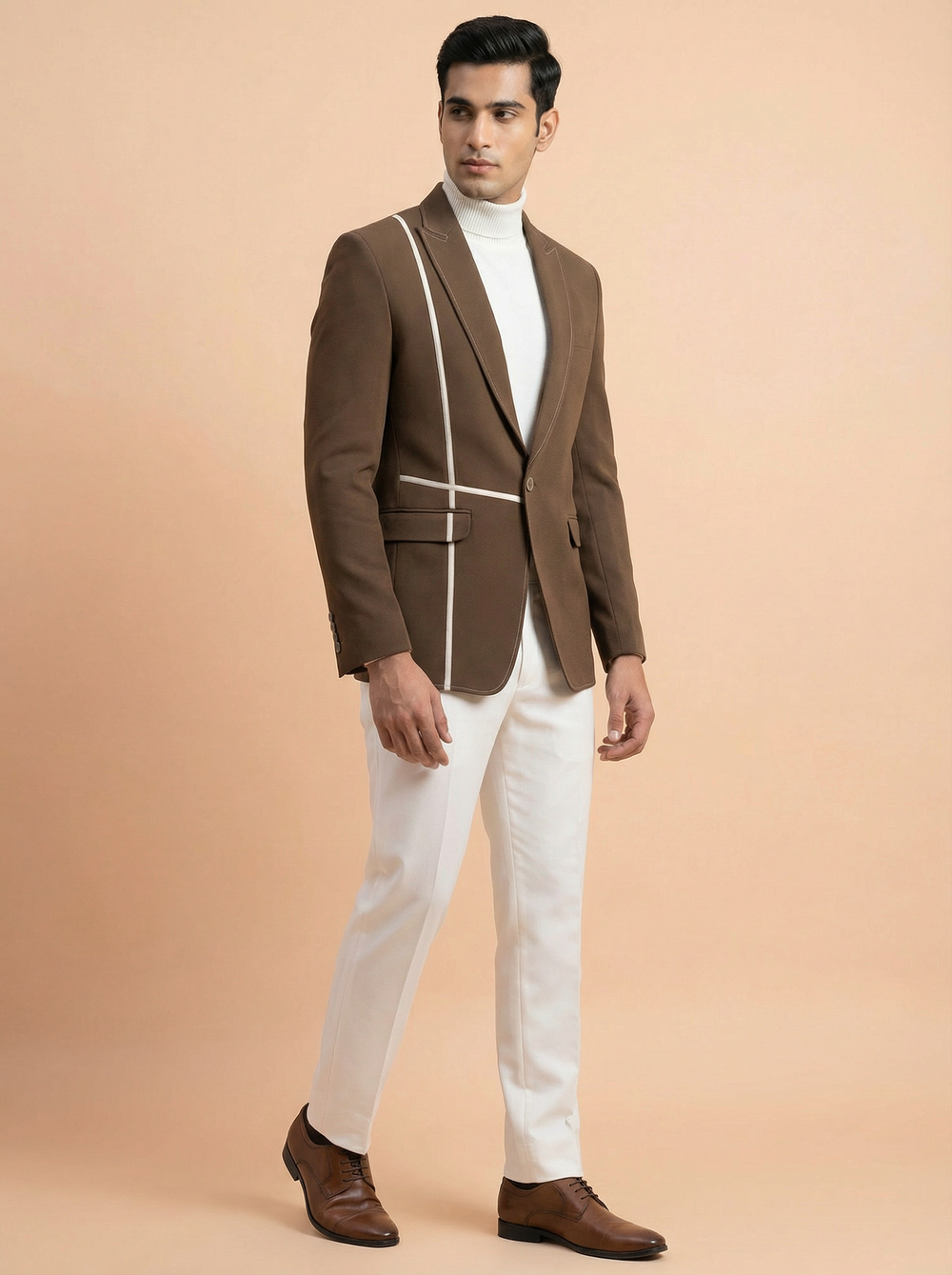 Formal Blazer - Brown Designer Blazer for Men