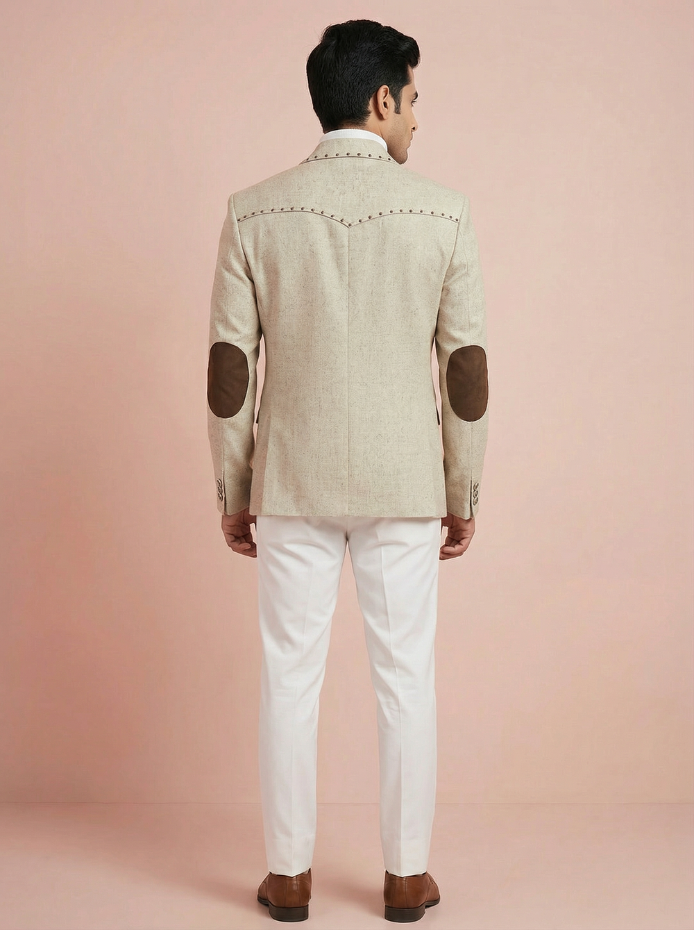 Luxury Blazer - Beige Designer Blazer for Men