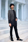 Mens indo-western kurta - Midnight Monarch Indo-Western